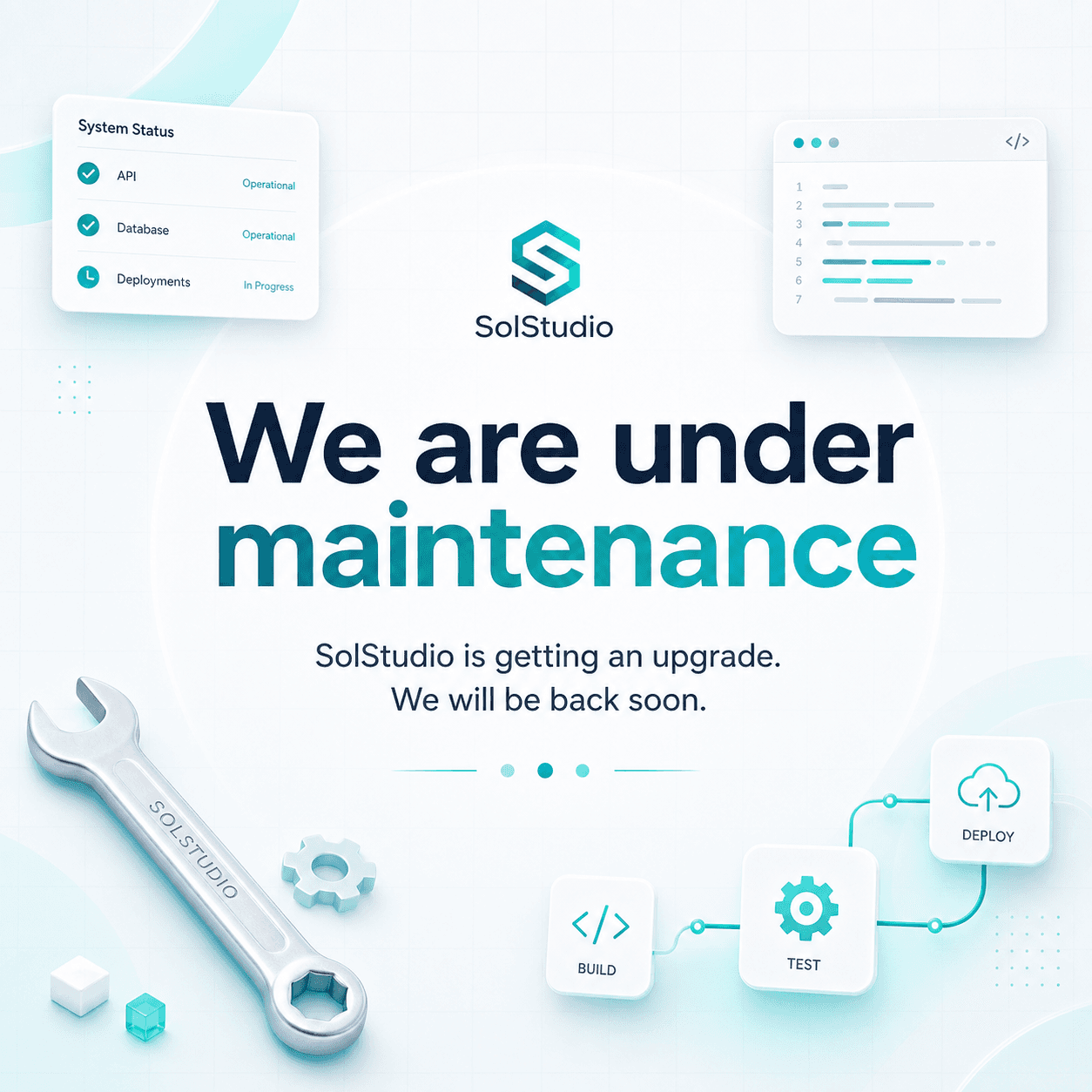 We are under maintenance